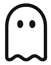 Ghost icon representing poor agency communication and marketing account managers disappearing on clients.